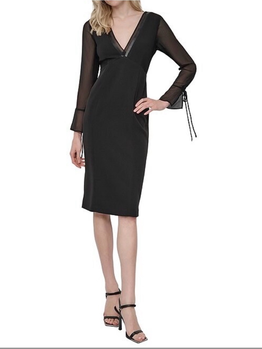 DKNY Little Black Dress Size 8 NWT